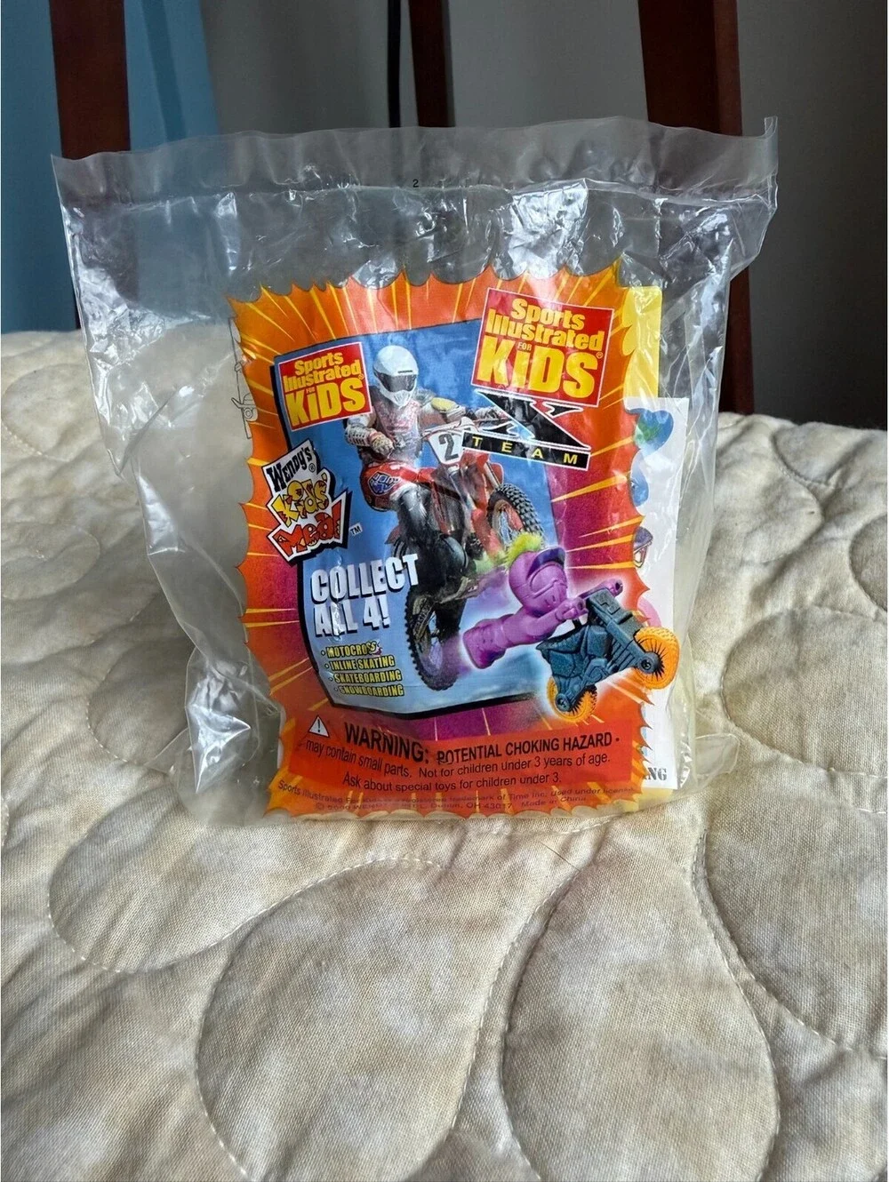 2000 Wendy's Kids Meal Toy Sports Illustrated Kids Skateboard New Sealed
